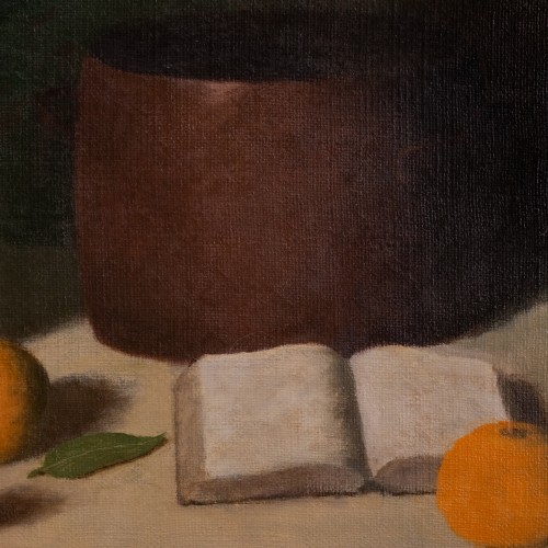 White Peonies with Two Eggs and Two Grapefruits (20687.19741)