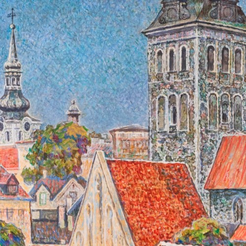 Eduard Einmann "Old Tallinn"