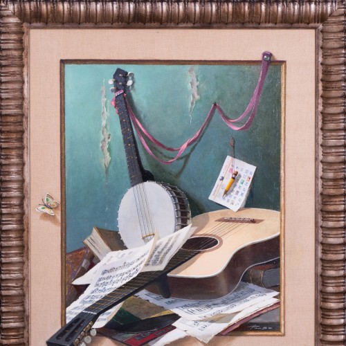 Composition with a Banjo and a Guitar (20935.20694)