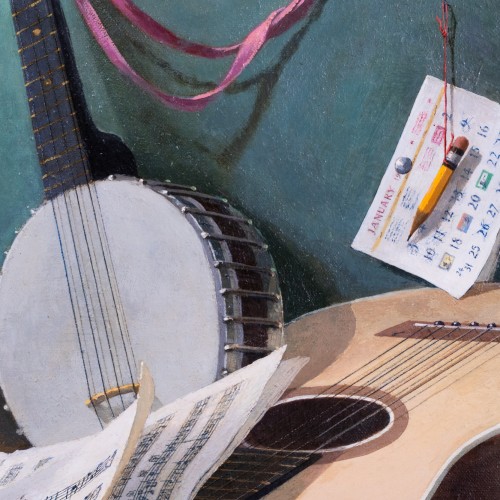 Composition with a Banjo and a Guitar (20935.20696)