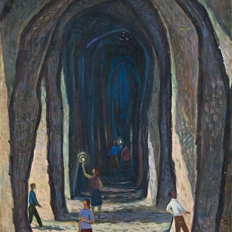 Turistid Piusa koobastes