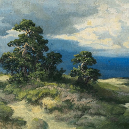 Landscape With Pine Trees