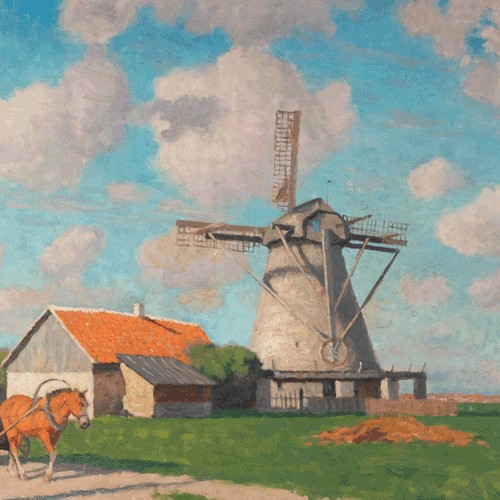 Landscape With A Windmill